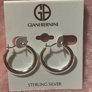 Sterling Silver hoops Giani Bernini